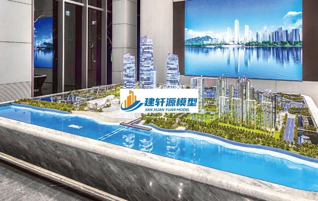 清远富春-金茂星外滩模型