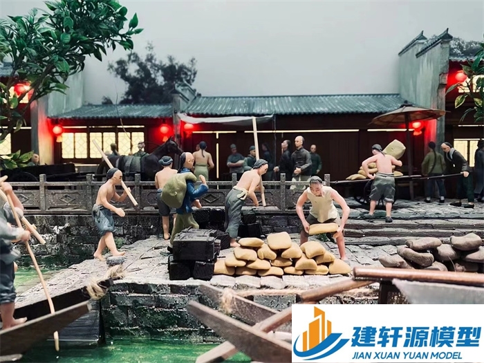 清远博物馆江南水乡模型