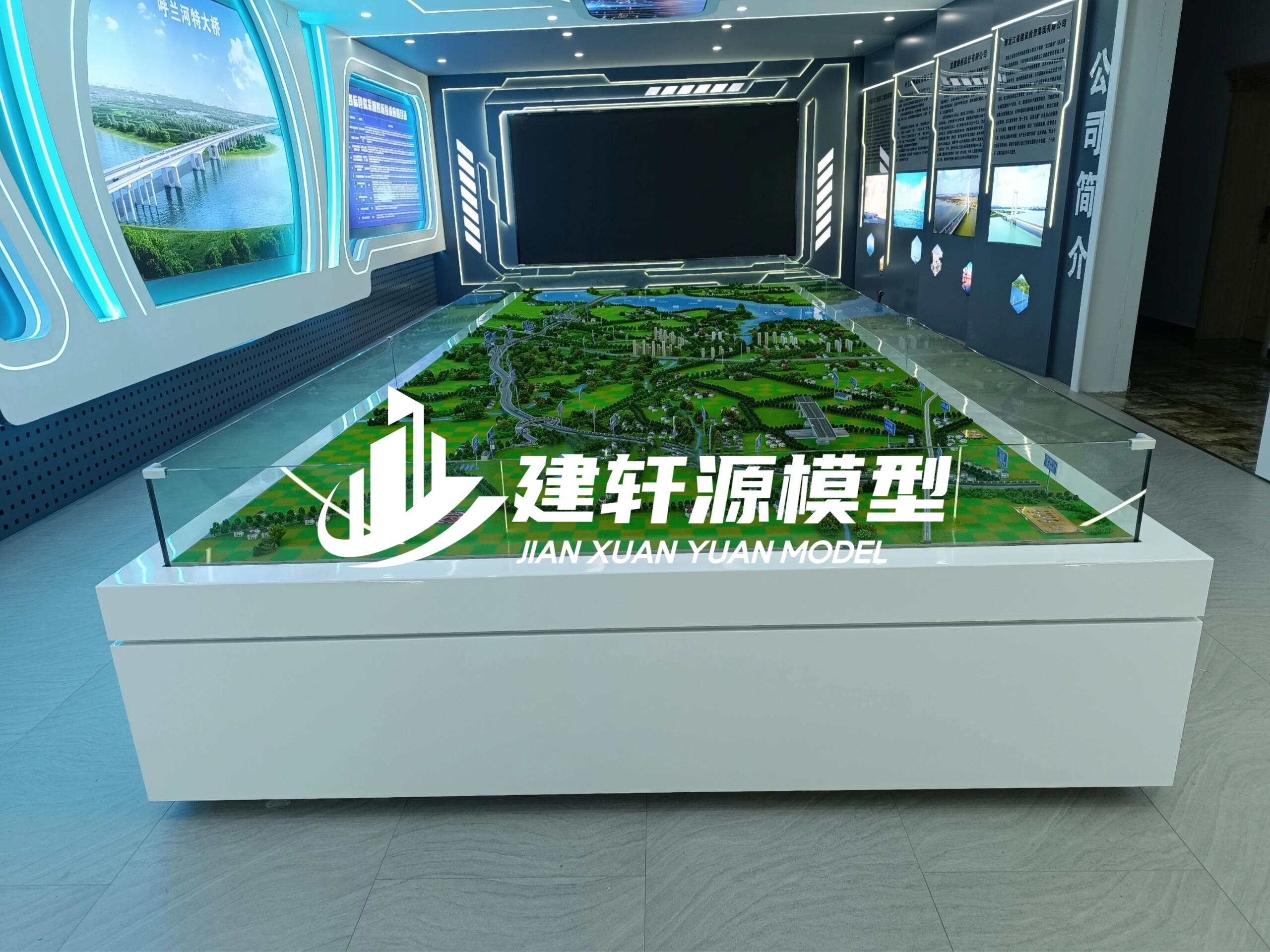 清远高架桥道路模型设计